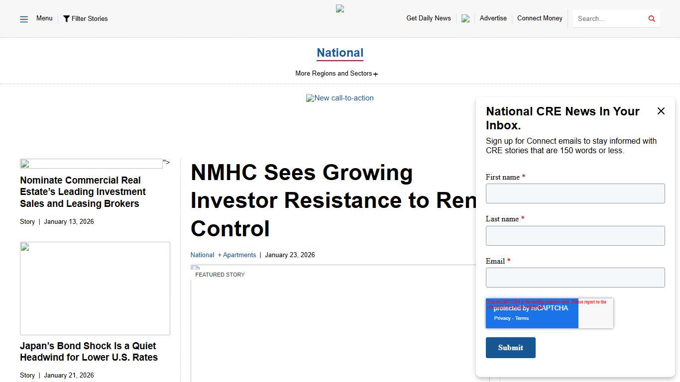 National Commercial Real Estate News Top CRE News - Connect CRE