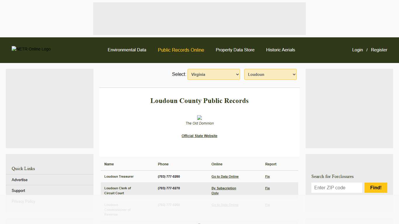 NETR Online • Loudoun • Loudoun Public Records, Search Loudoun Records, Loudoun Property Tax, Virginia Property Search, Virginia Assessor